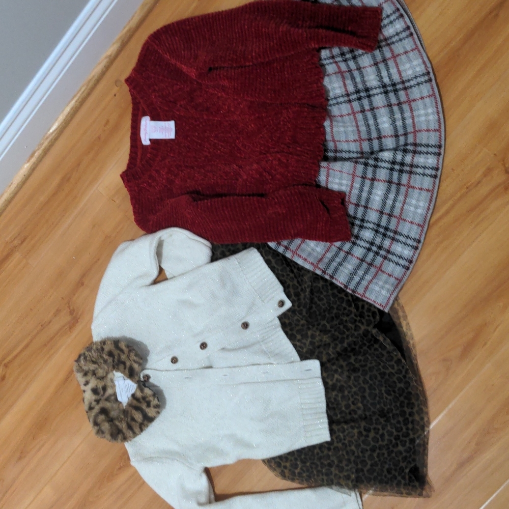 Two piece sweaters and skirt sets